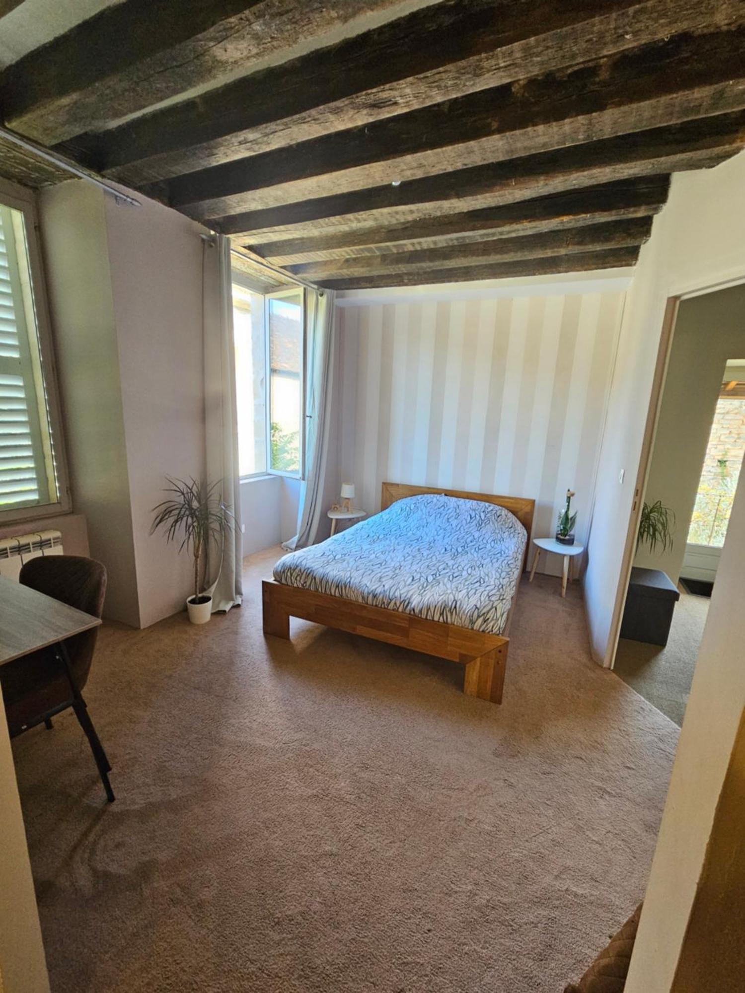 Chambre Avec Salle De Bain Otel Donzy Dış mekan fotoğraf